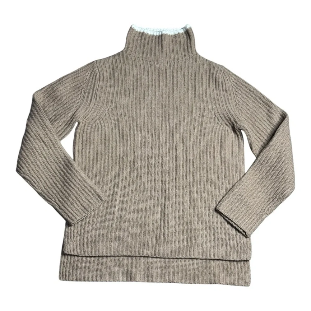 Theory Karenia Turtleneck Felted Wool Cashmere Sweater size P